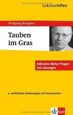 Lektürehilfen Wolfgang Koeppen Tauben im Gras. Ausführ... | Buch | Zustand gut