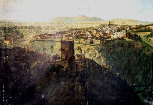 Altes großes gemälde öl - altes, auf