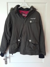 Billabong Snowboardjacke, Gr.36, gestreift, Khaki