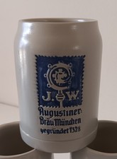 3x Augustiner Steinkrug 0,5L -