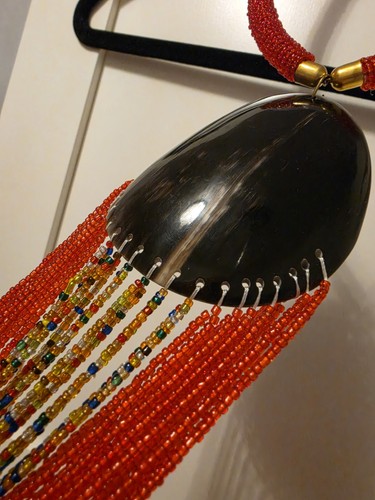 Afrikanische perlenkette kenia - perlenkette,