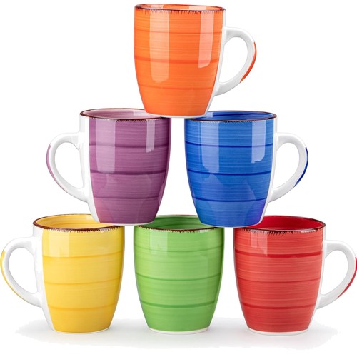 Stoneware kaffeetassen 6er - stoneware,