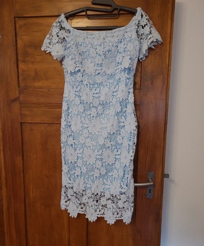 Spitzenkleid himmelblau - spitzenkleid,,
