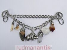 CHARIVARI TRACHTENSCHMUCK SILBER 835 - 7 ANHÄNGER u.a. mit WILDSCHWEIN -punziert