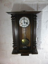 Wanduhr Regulator Gustav Becker, Jugendstil, Historismus aus Nachlass (E 222)