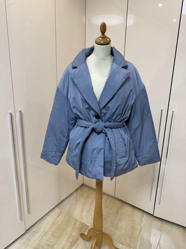 Zara damen parka jacke blau - jacke, gr