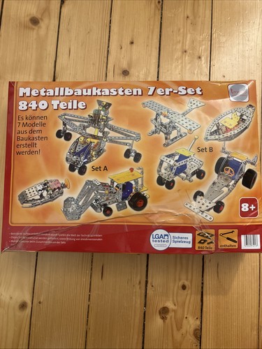 Metallbaukasten 7er set 840 - 7er, set,