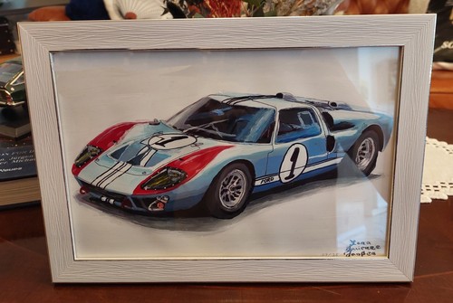 Handgemaltes bild ford - bild, gt40