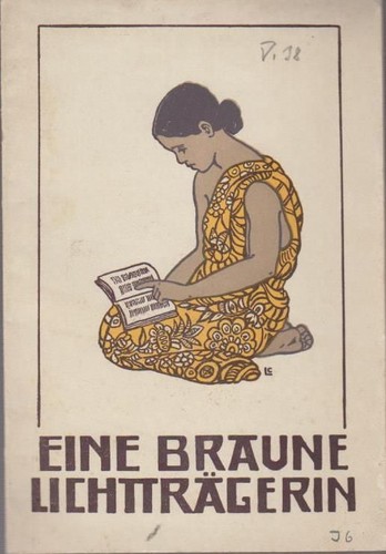 Eine braune lichtträgerin - braune,