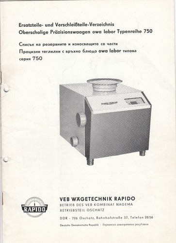 Oschatz prospekt 1972 veb - oschatz,,