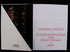 Andreas Gursky Mappe incl. 4 Postern 2008 Kaiserring Goslar