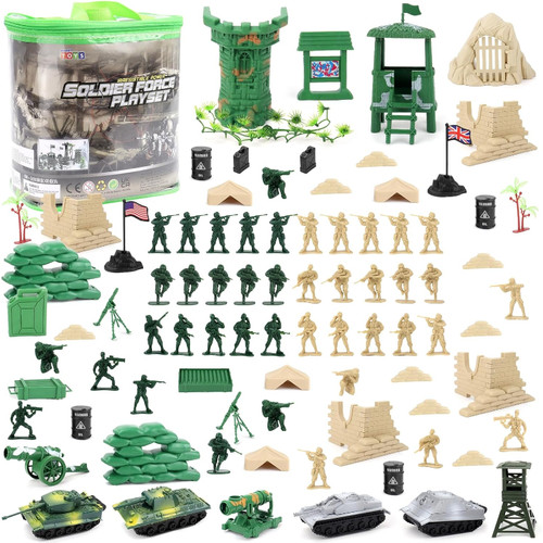 Militär spielset 100 teilig - militär-spielset, 100-teilig
