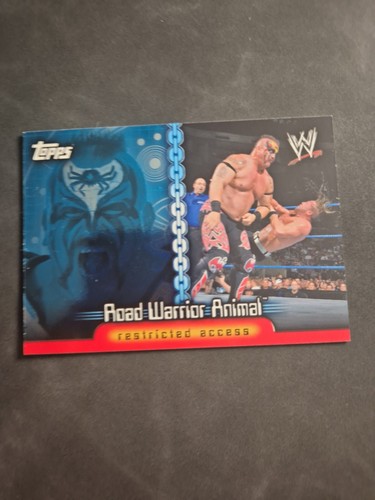 2006 topps wwe road warrior - wwe,