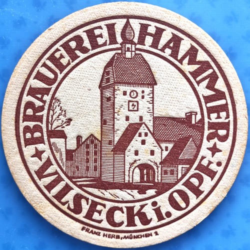 Alter bierdeckel brauerei - alter,