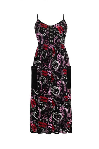 Hell bunny langes kleid - bunny,