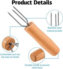 2-8x Pellkartoffel-Gabel mit 3