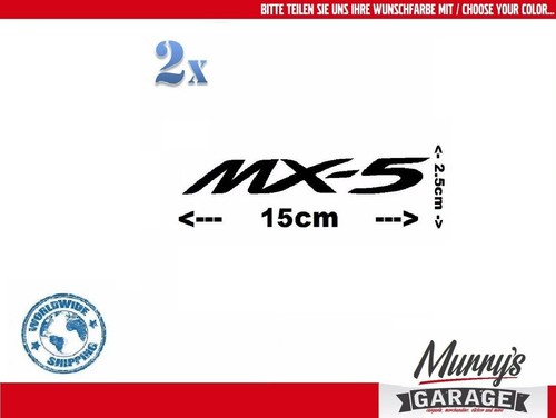 Mazda 5 25x150mm - 2x, mx-5