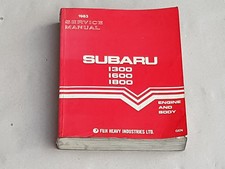 Werkstatthandbuch subaru 1300 - werkstatthandbuch,