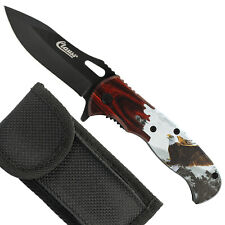 Taschenmesser Motiv Adler Klappmesser schönes Outdoor Messer Allzweck Scharf