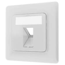 Netzwerkdose Unterputz Datendose Anschlussdose LAN Dose 1-Port Keystone Cat 7 8