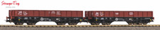 Piko Expert PKP 401Zb Flachwagen-Set (2) IV Maßstab 1:87, Maßstab HO