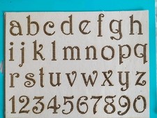 Hotfix Legeboard / Legeschablone für 2mm Hotfix / Alphabet 23,5 * 32 cm