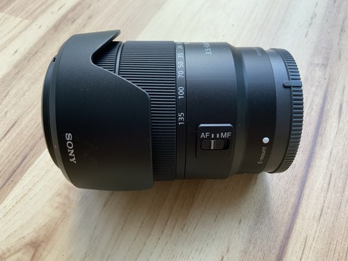 Sony sel 135mm zoomobjektiv - sony,