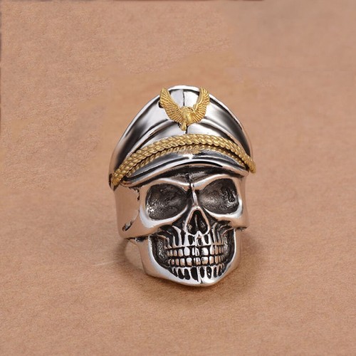 Totenkopf ring edelstahl - totenkopf,