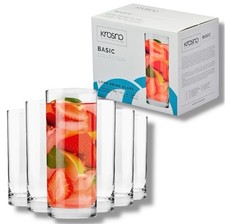 6er Set Longdrink Gläser / Wasser Glas / Saft Gläser / Spülmaschinenfest - 300ml