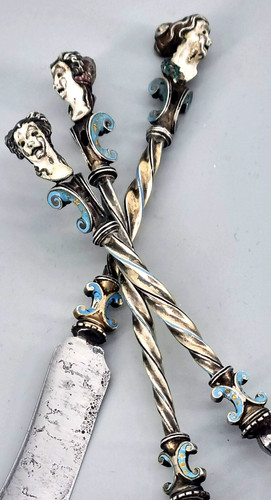 Antikes speise prunk besteck - antikes,