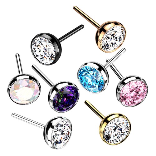 0mm titan stecksystem labret - titan,