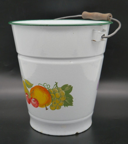 Emaille eimer vintage - emaille-eimer,