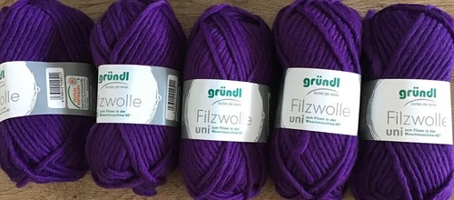 Filzwolle uni - (kg/48€),
