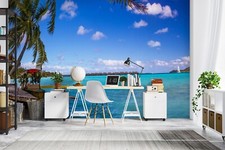 3D Blau Ozean Himmel Q2661