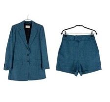 SUITSUPPLY Tory Seiden 2-teiliger Shorts Anzug Größe EU:38R; UK:12; US:8 -