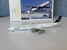 Herpa Wings Lufthansa Star Alliance Livery Airbus A340-600 Reg. D-AIHC Essen