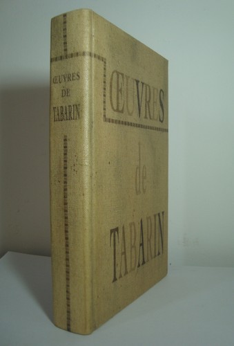 œuvres tabarin - "Œuvres, tabarin"