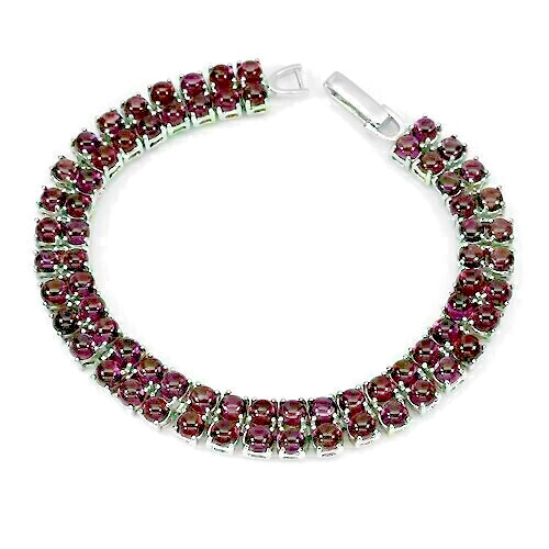 Silber armband rhodolith - armband,