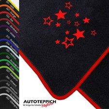 Fußmatten STERNE für Nissan Micra Cabrio C+C K12 2005-2010