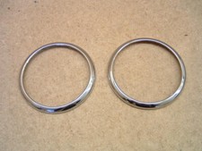 Harley Lautsprecher Boxen Speakers Zierringe Touring (#5663) Neuwertig