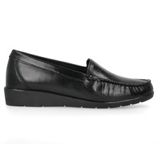 Leder Mokassin Slipper