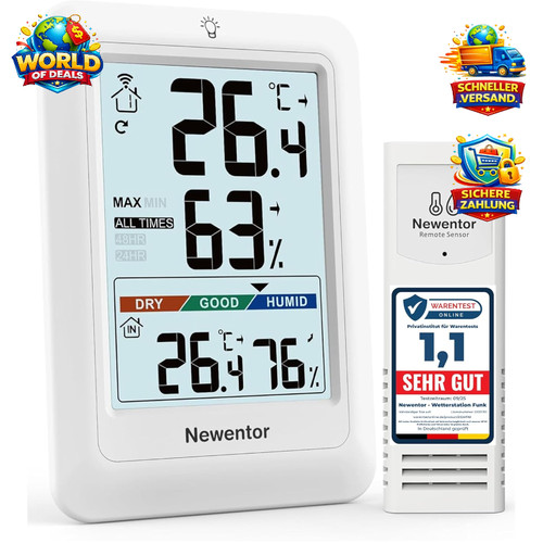 Thermometer wetterstation funk - thermometer,
