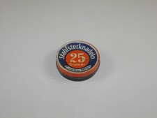 alte kleine Blechdose Stahlstecknadeln 25 gramm No 6 Deko Sammler