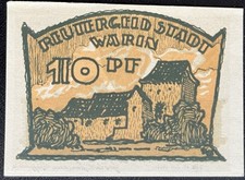 10 Pfennig  Warin   Gutschein