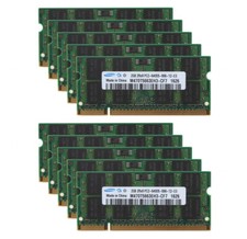 Lot 2GB Samsung 2Rx8 PC2-6400 DDR2 800Mhz 200pin SODIMM Laptop Memory RAM