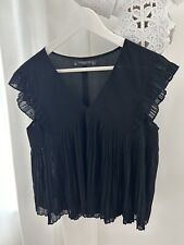Zara , Bluse Gr.M , Schwarz, A-förmig, NP:39,90