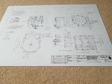 Hewland FGC 200-1 Getriebe Generalmontage Zeichnung A1 Papierformat