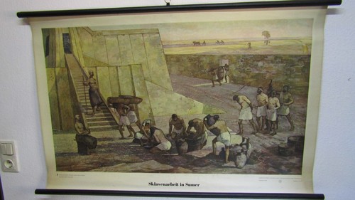 Alte schulkarte sklavenarbeit - schulkarte,