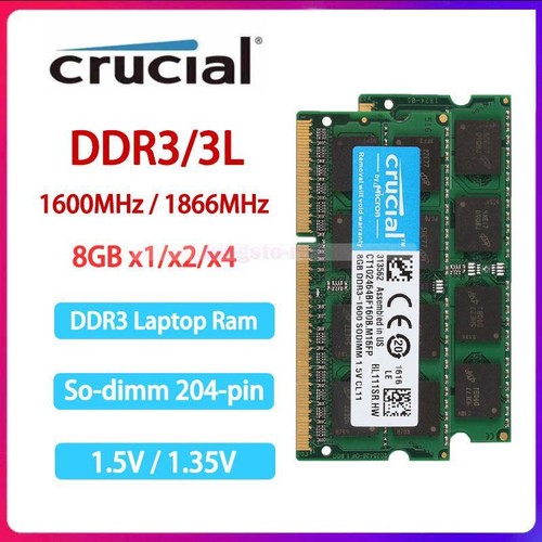 Crucial 8gb 16gb 32gb - 8gb,