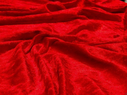 Crushed samt velours stoff - samt,